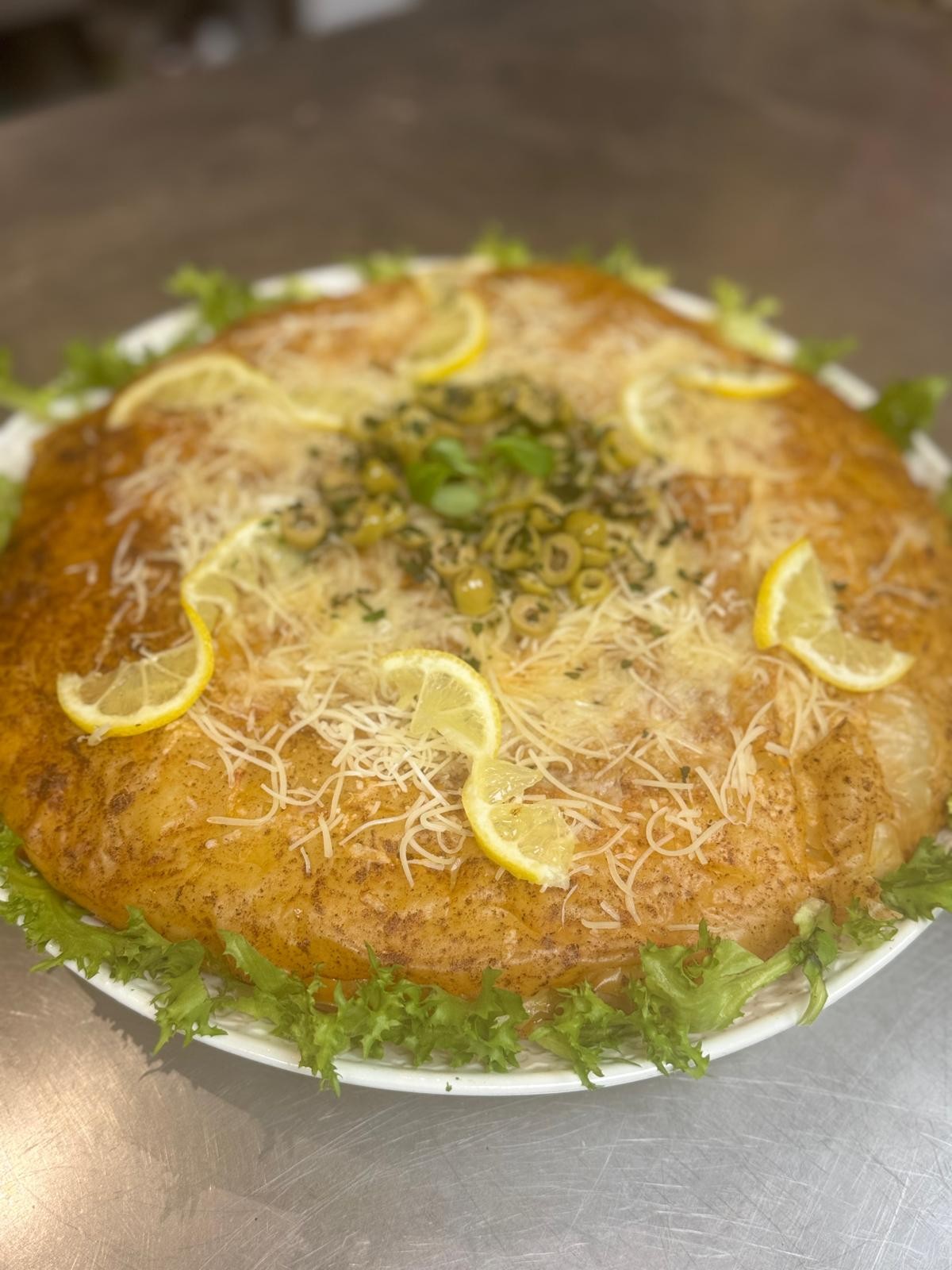 Pastilla maison au fromage et citron confit